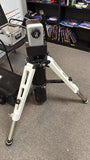 Used iOptron AZ Pro Mount Head on white Tri-Pier