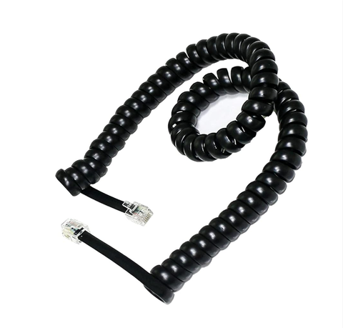 RJ12 Coiled Accessory Cable 6-pin