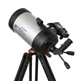 Celestron StarSense Explorer DX 5-inch SCT telescope on tripod