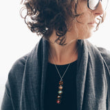 Nebula Rainbow Pendant Necklace