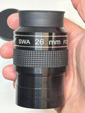 SVBONY SV154 26mm Telescope Eyepiece 2 inch, Super Wide Angle SWA Eyepiece 70°