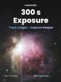 300s exposure in a single frame captures better images