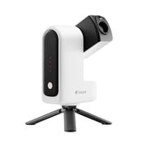 Seestar S30 Pro with lens open and battery indicator showing a full charge, ready to shoot