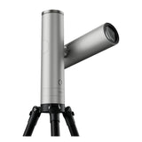 Atlas Single modular smart telescope aimed upward, seen from a low angle