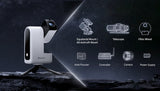 ZWO Seestar S30 Pro all-in-one design: telescope, alt-az and equatorial mount, filter wheel, autofocuser, camera, controller and battery